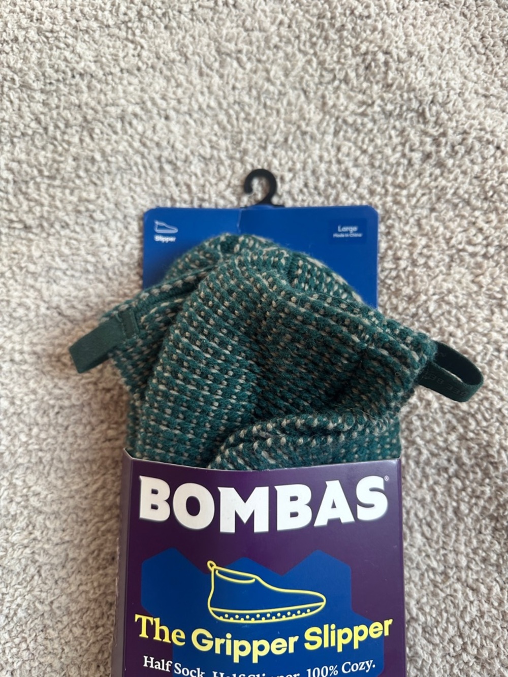 BOMBAS Gripper Slipper Boots NEW Size LARGE - Picture 3 of 4